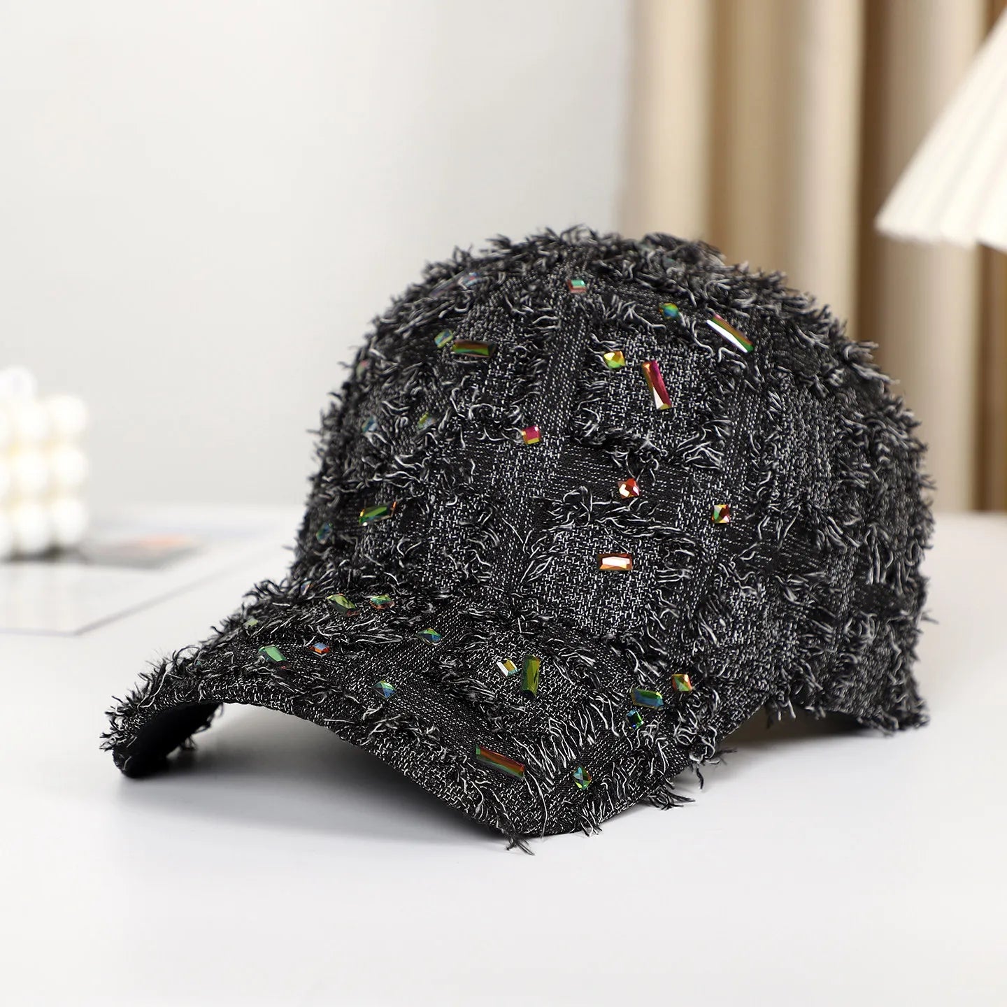 Women's Y2k Rhinestone Baseball Cap Hat Outdoor
