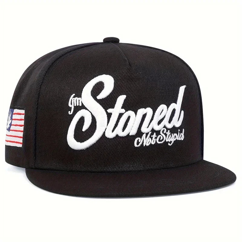Unisex Stoned Letter Embroidery Baseball Hats Spring Autumn Outdoor Adjustable Casual Hip Hop Trucker Caps Sunscreen Hat