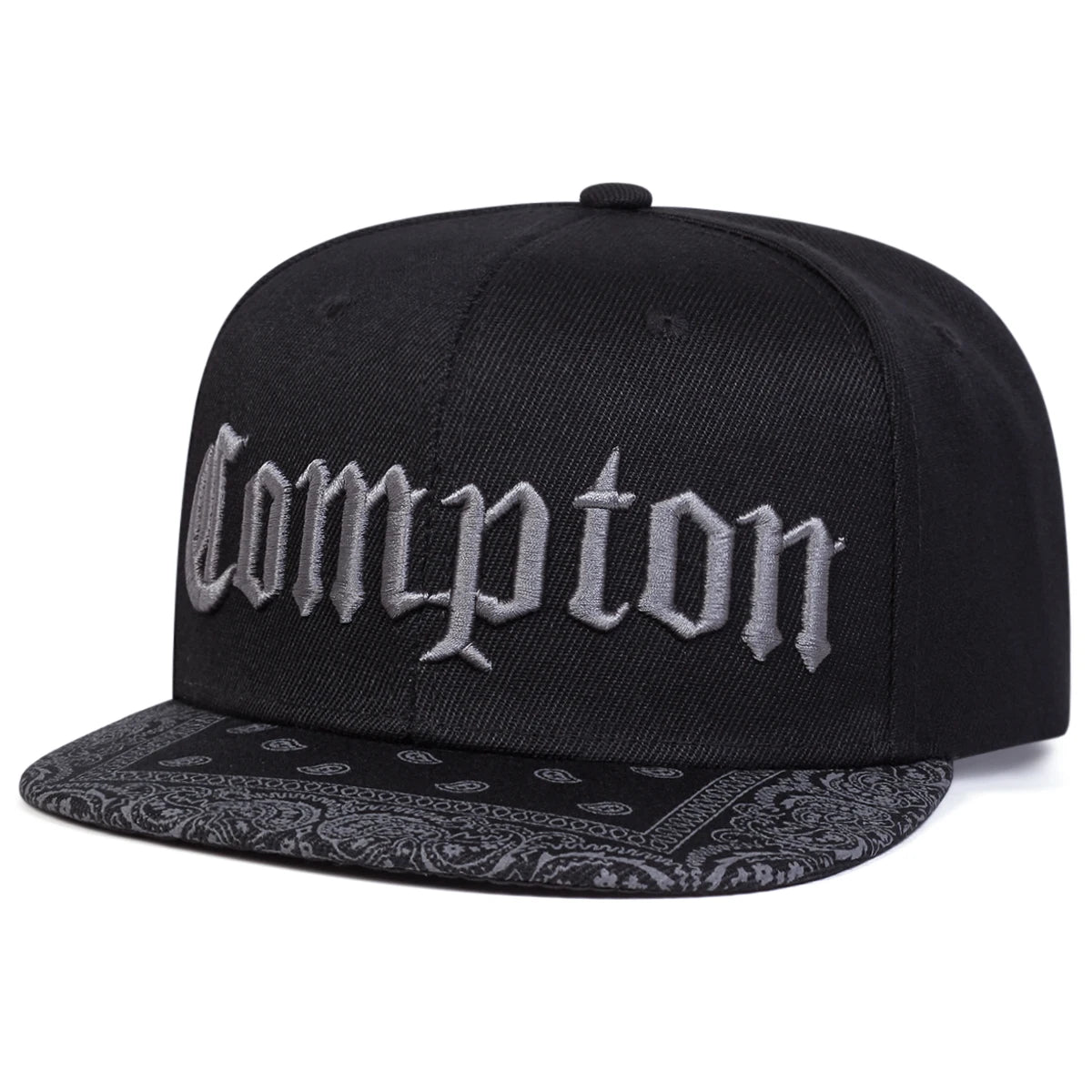 Unisex Compton Letter Embroidery Baseball Hats Spring Autumn