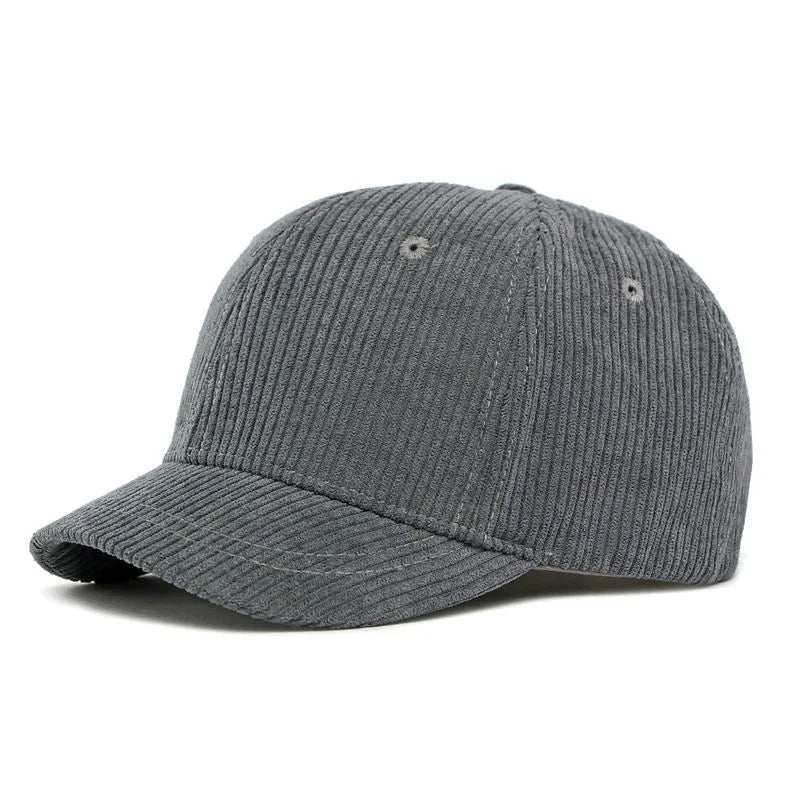 Winter Cotton Solid Casquette Warm Baseball Cap