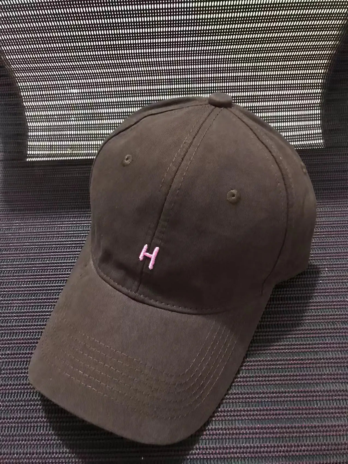Soft Top Baseball Cap Embroidered Sporty Wide Brim Feminine Face Slimming Unisex