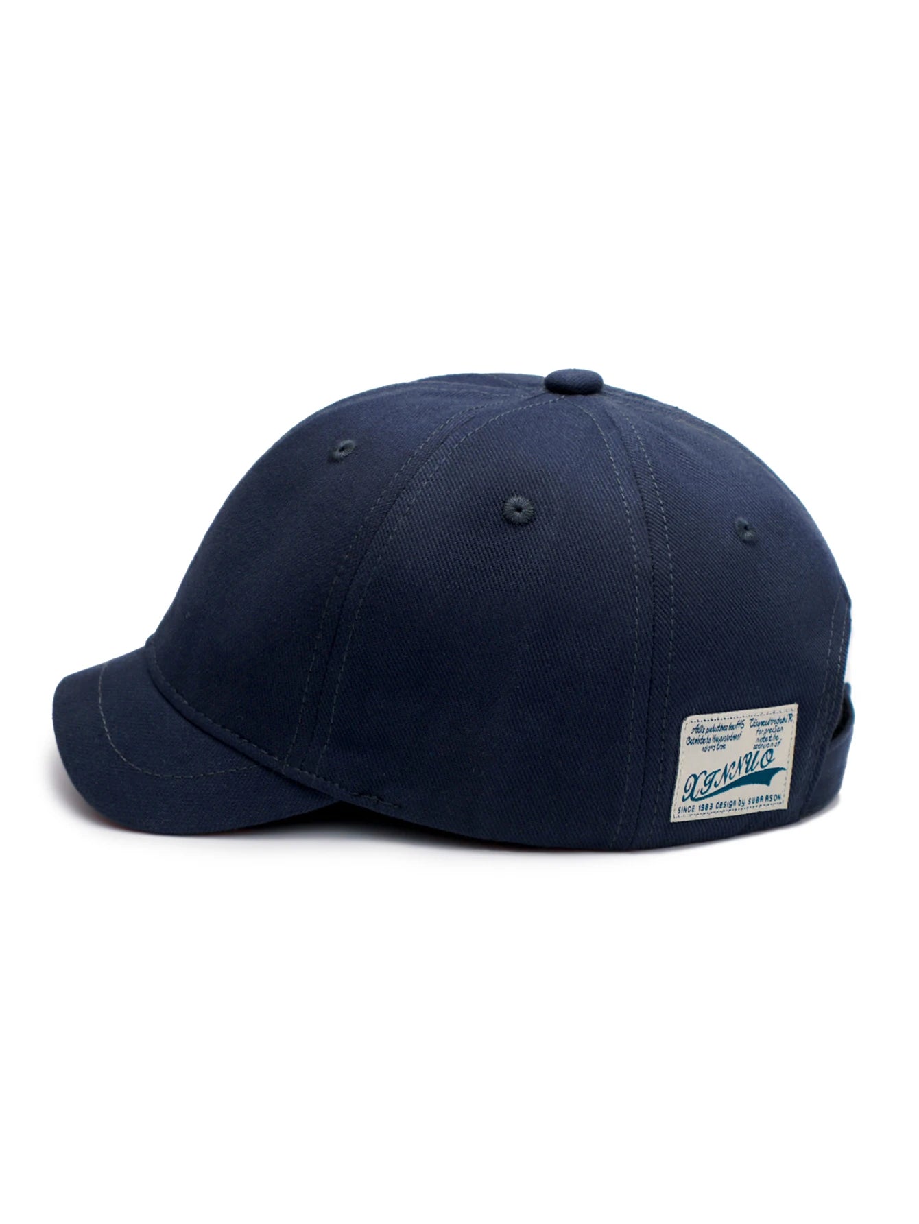 Short Brim Cotton Baseball Cap Men Women Casual Vintage Dad Hat
