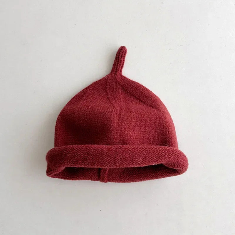 Kids Winter Hats For Newborn Boys Crochet Bonnet Toddler Girl Cap