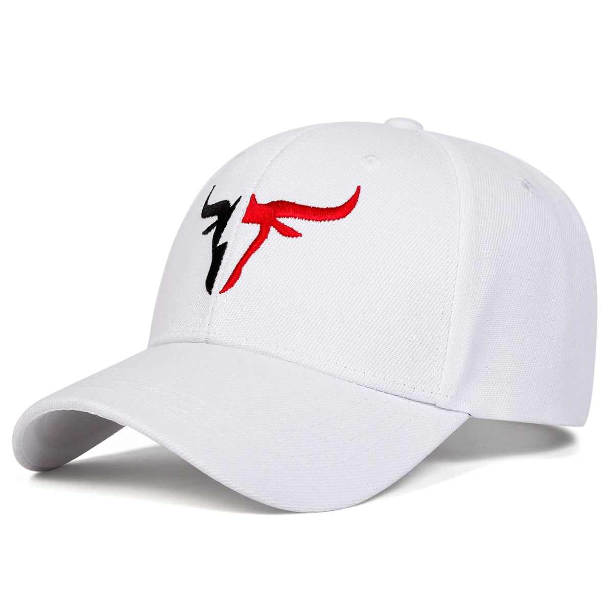 Unisex Personalized Bull Head Embroidery Baseball Caps Spring Autumn