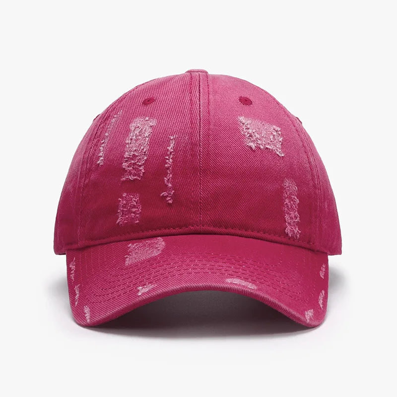Spring Outdoor Washed Distressed Soft-Top Men's Baseball Cap