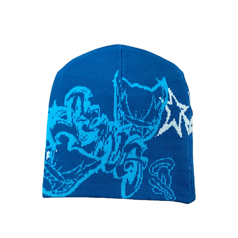 Men's Winter Knitted Hat Fashionable Trendy Warm Ear Protection Ski Cap
