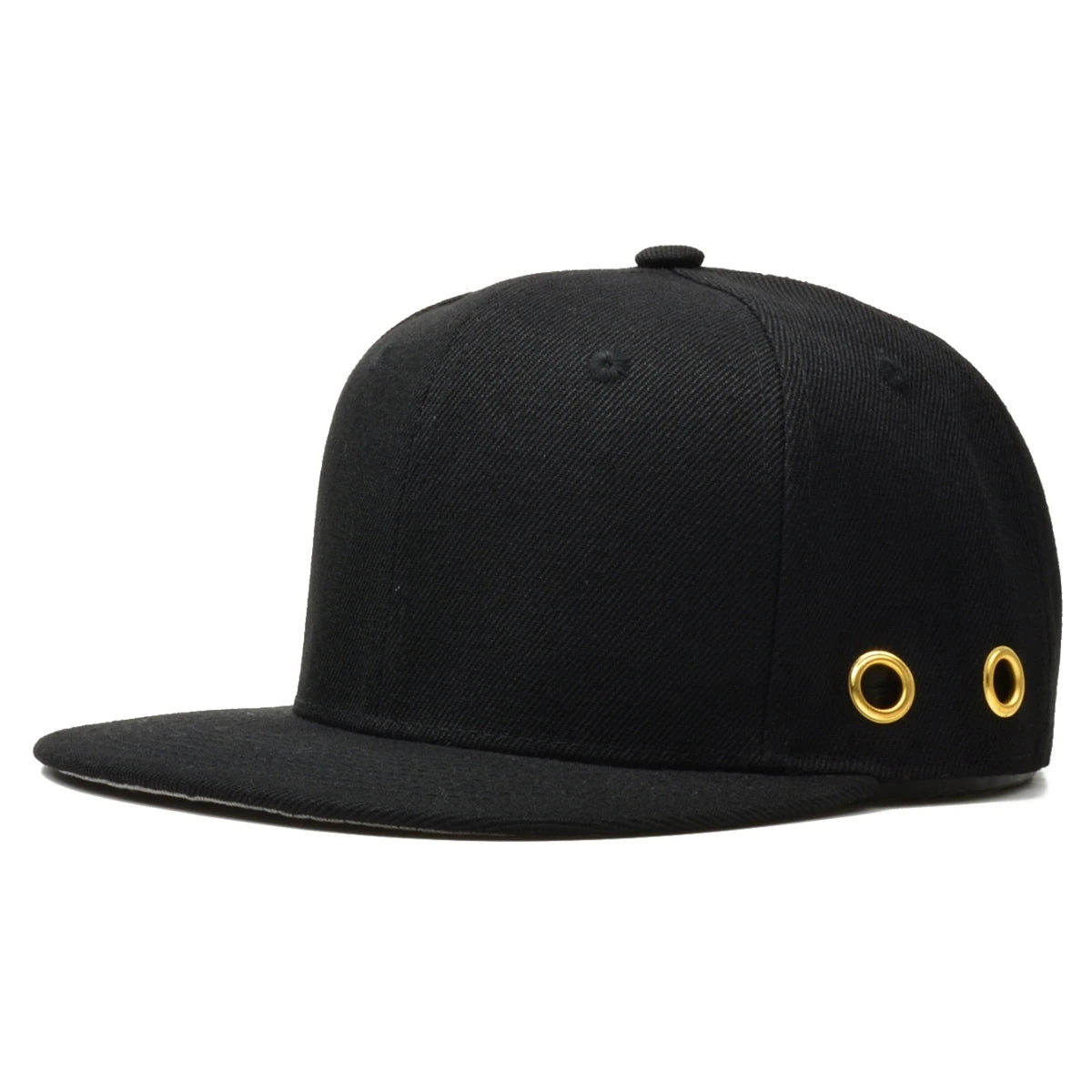 Hip Hop Solid Black Snapbacks For Men Women