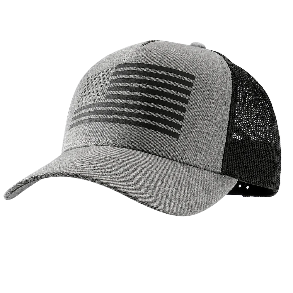 USA Flag Baseball Cap - Patriotic Mesh Breathable Hat With Adjustable