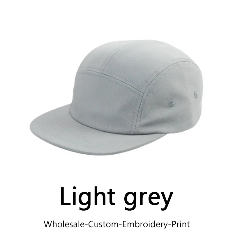5-Panel Cotton Hat For Men And Women Baseball Hats