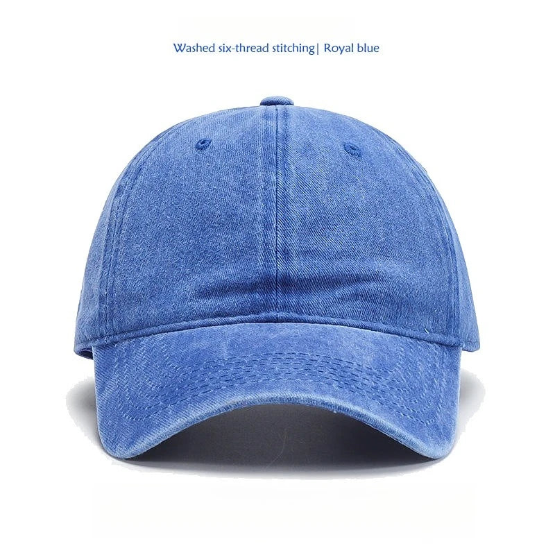 Washed Cotton Solid Dad Hat Unisex Baseball Cap