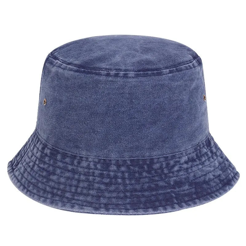 Unisex Solid Color Personality Bucket Hats Fishermen Caps Outdoor