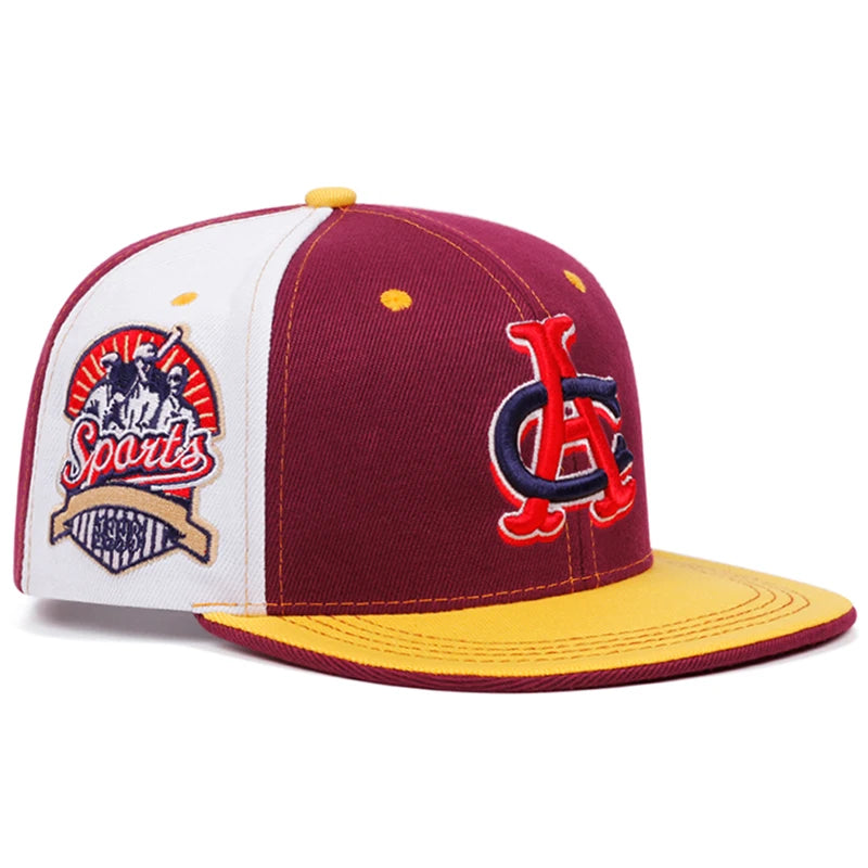 Personalized Baseball Hat CA Embroidered Fashion Street HipHop Hat