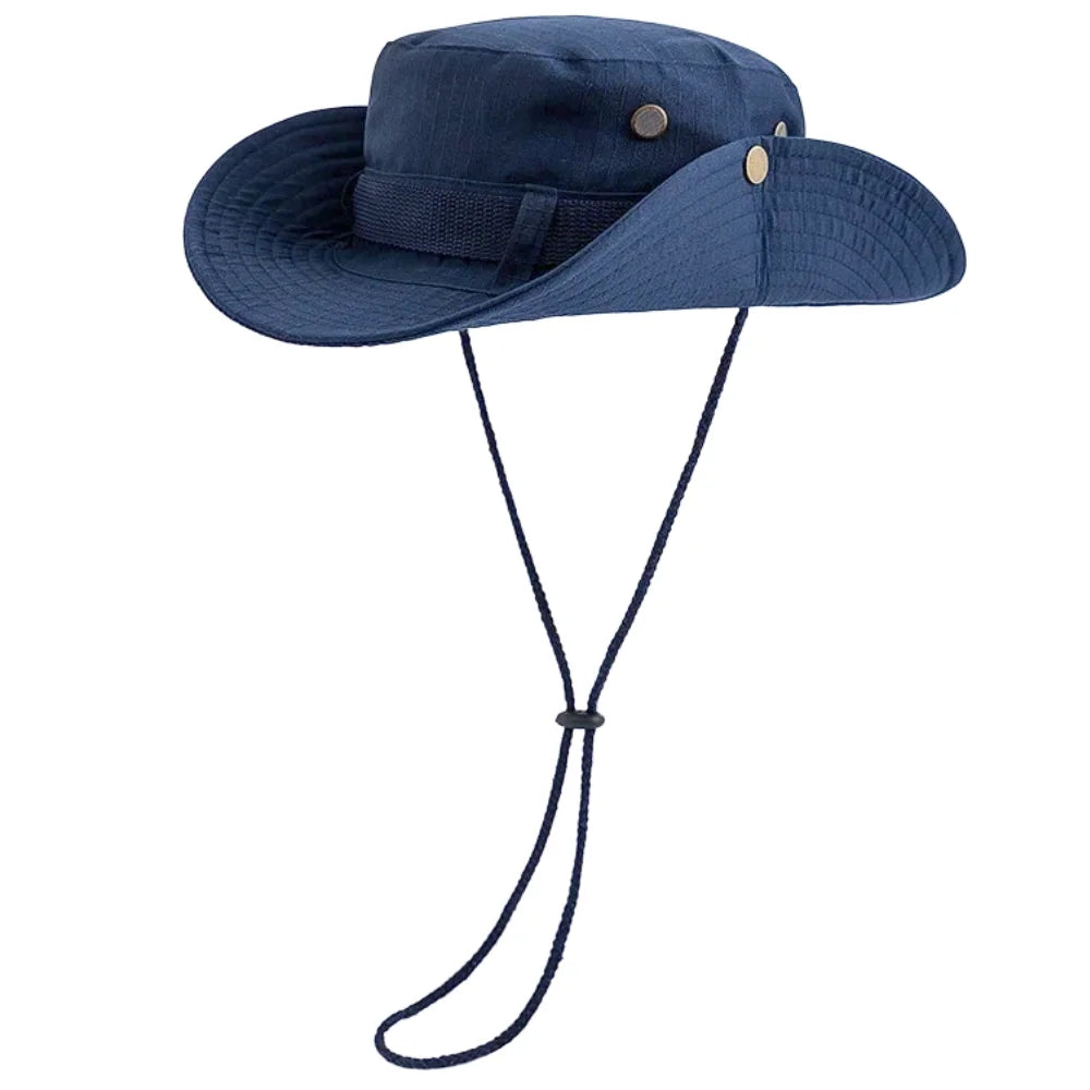 New Unisex Wide Brim Fisherman Hat Breathable Summer Sunshade Bucket Hats