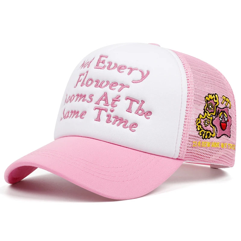 Not Erery Embroidered Cotton Breathable Mesh Hat Men's Hip Hop Hat Baseball Hat Women's