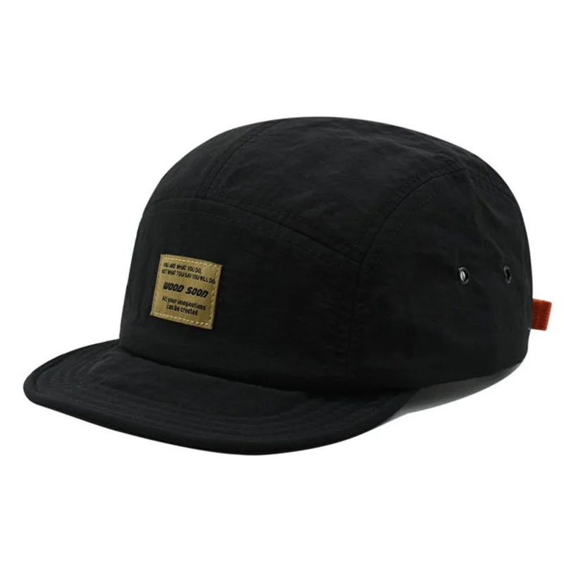 Japanese-Style Short-Brim Baseball Cap