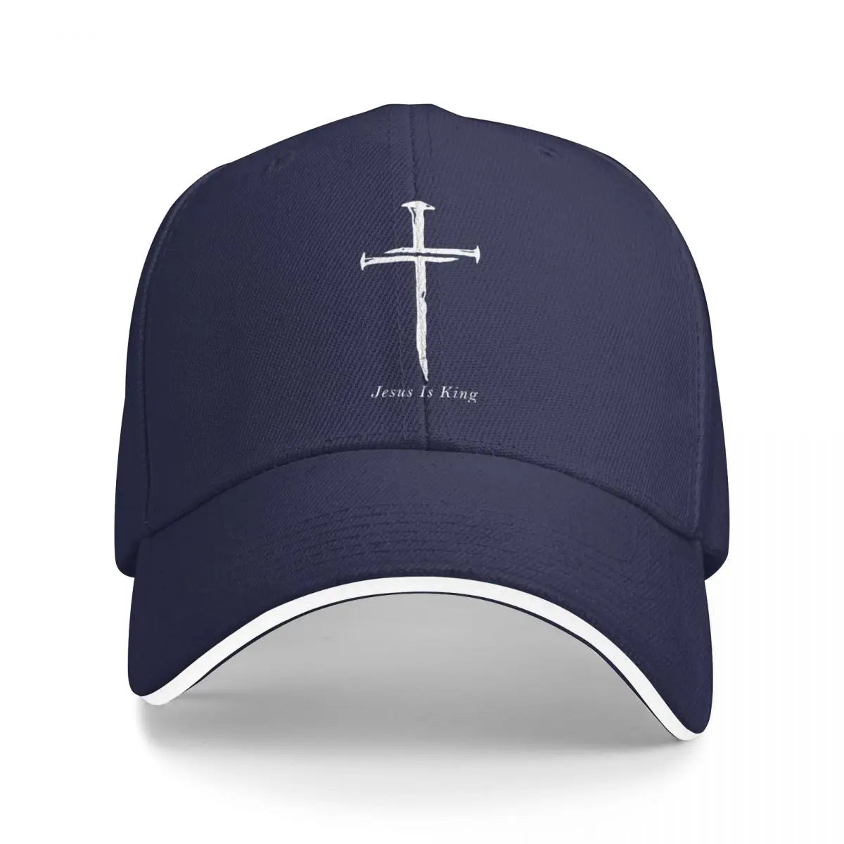 Jesus Cross Three Nails Christian Vintage 1 Cross 3 nails 4 Baseball Cap Icon Gentleman Hat Hats