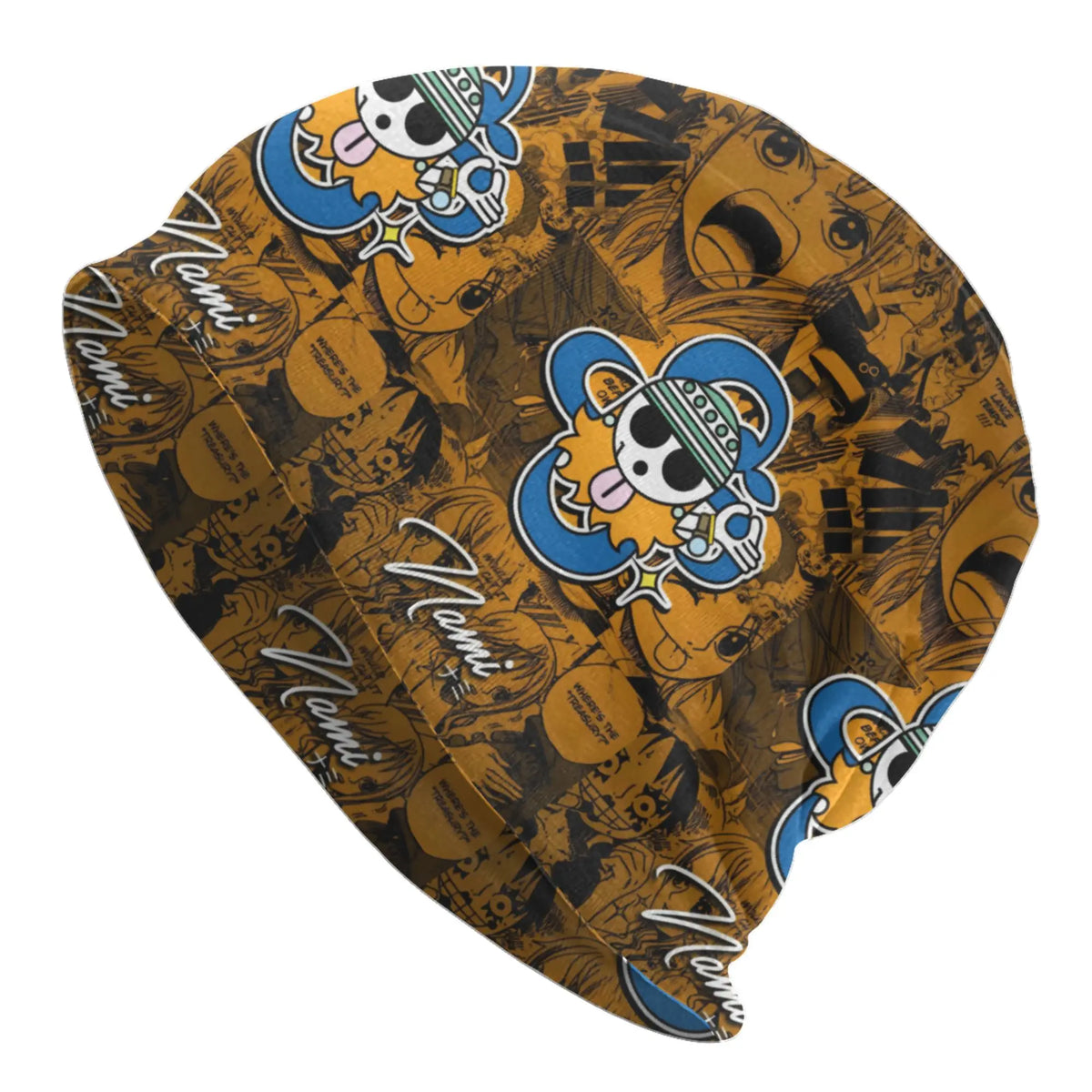 Nami Anime Comic Bonnet Hats Hip Hop Knit Hat For Women Men
