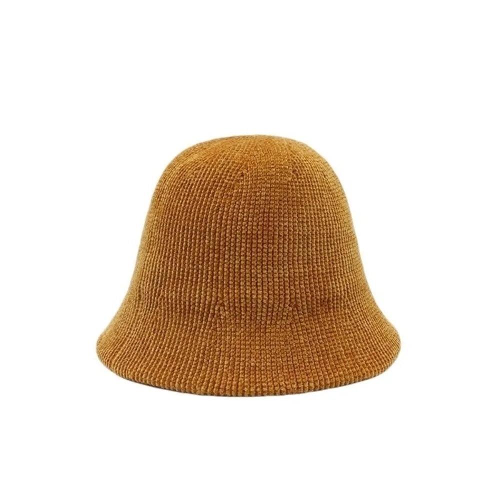 Casual Chenille Knitted Fisherman Hat British