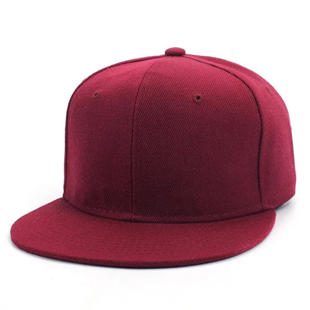 Fashion Unisex Baseball Cap Men Women Hip-Hop Flat-Brimmed Cap
