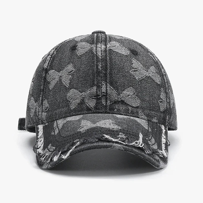 Washed Denim Vintage Baseball Cap