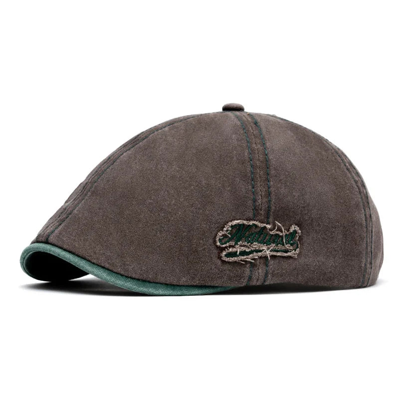 Summer Cotton Newsboy Caps For Men Hats Berets