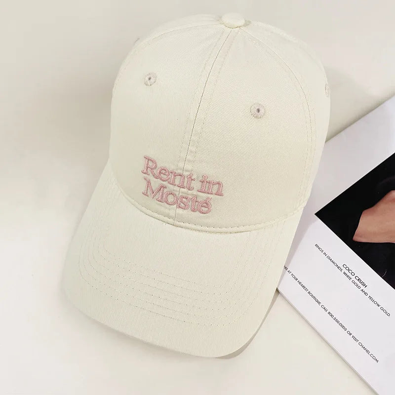 Soft Top Construction Embroidered Baseball Cap