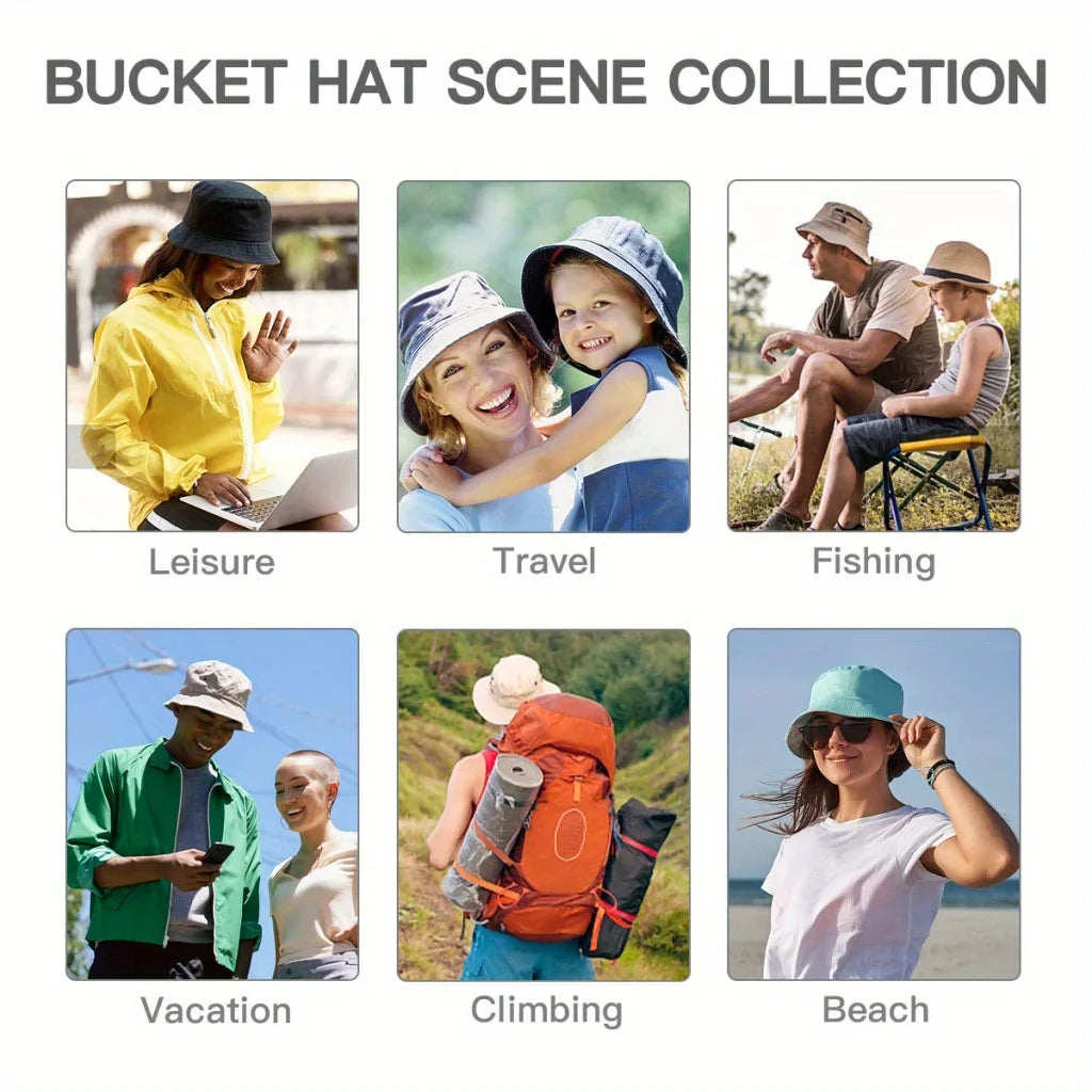 Top Asahi Jirayareta Spring Summer Bucket Hat