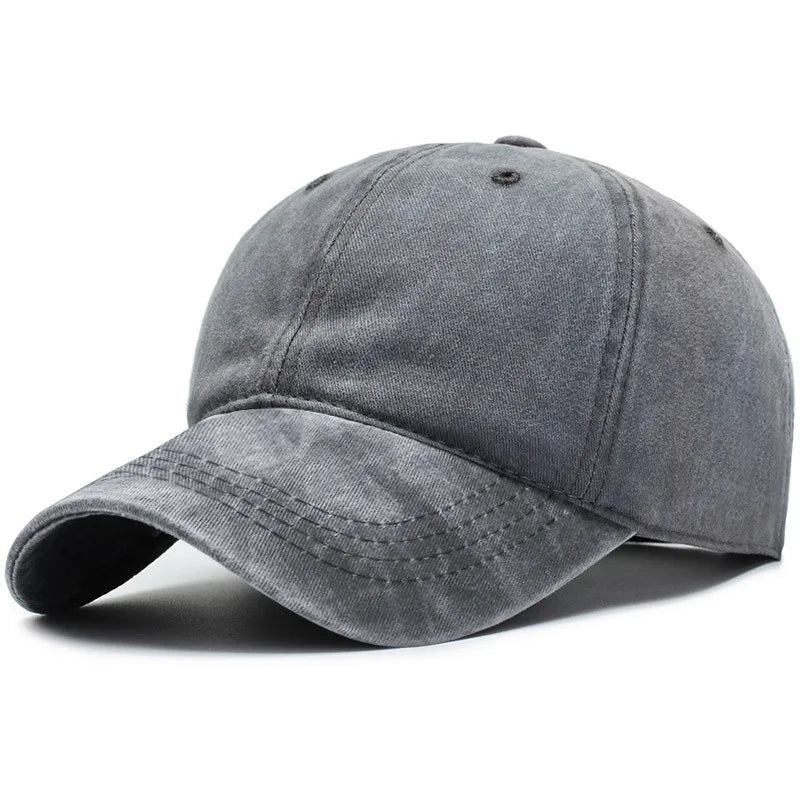 Bare Board Washed Baseball Cap Outdoor Naked Travel Sunshade Hat