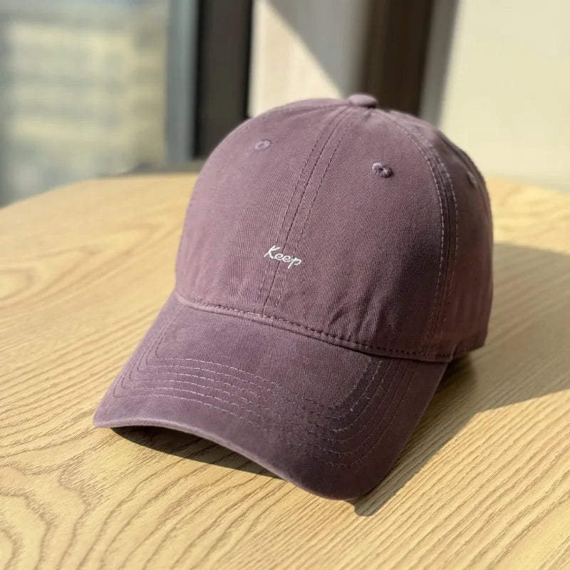 Embroidery Sun Hat Cotton Baseball Cap