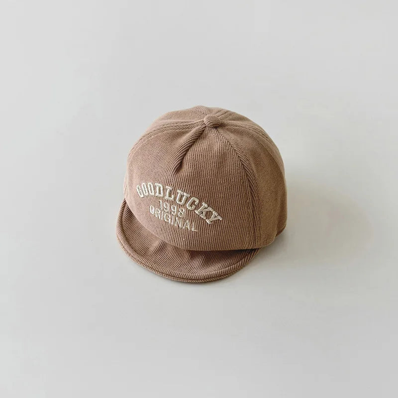 Spring Letter Embroidery Baby Sun Hat Soft Brim Baby Boys Girls Baseball Cap Adjustable Infant Casual Peaked Hat