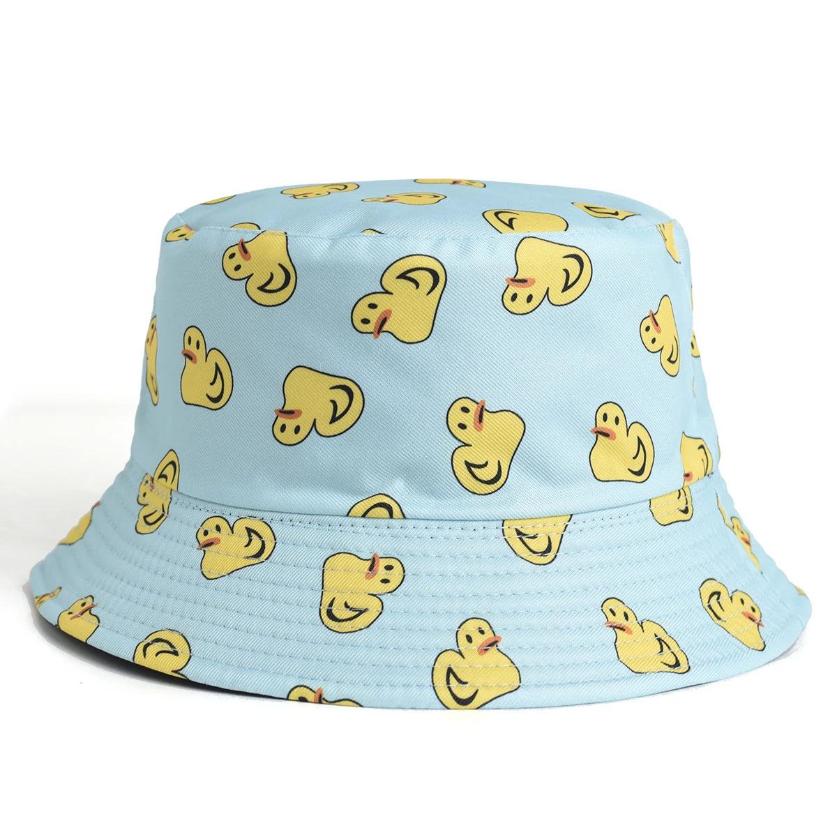 Blue Sky And White Clouds Print Bucket Hat Fisherman Hat