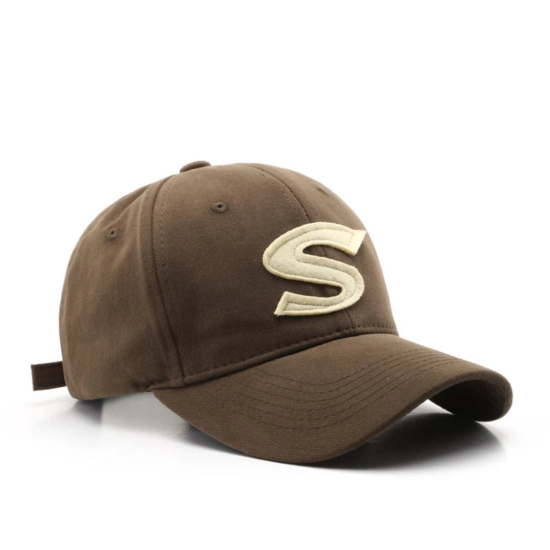 Baseball Cap S Letter Cap Sun Hat Spring Autumn Baseball Cap Breathable Outdoor Leisure Hats