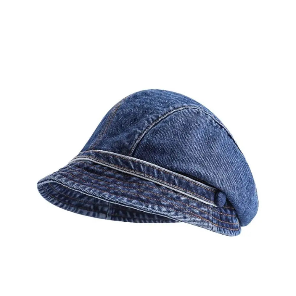 Cute Retro Fisherman Hat Solid Color Cold Resistance Bucket Hats