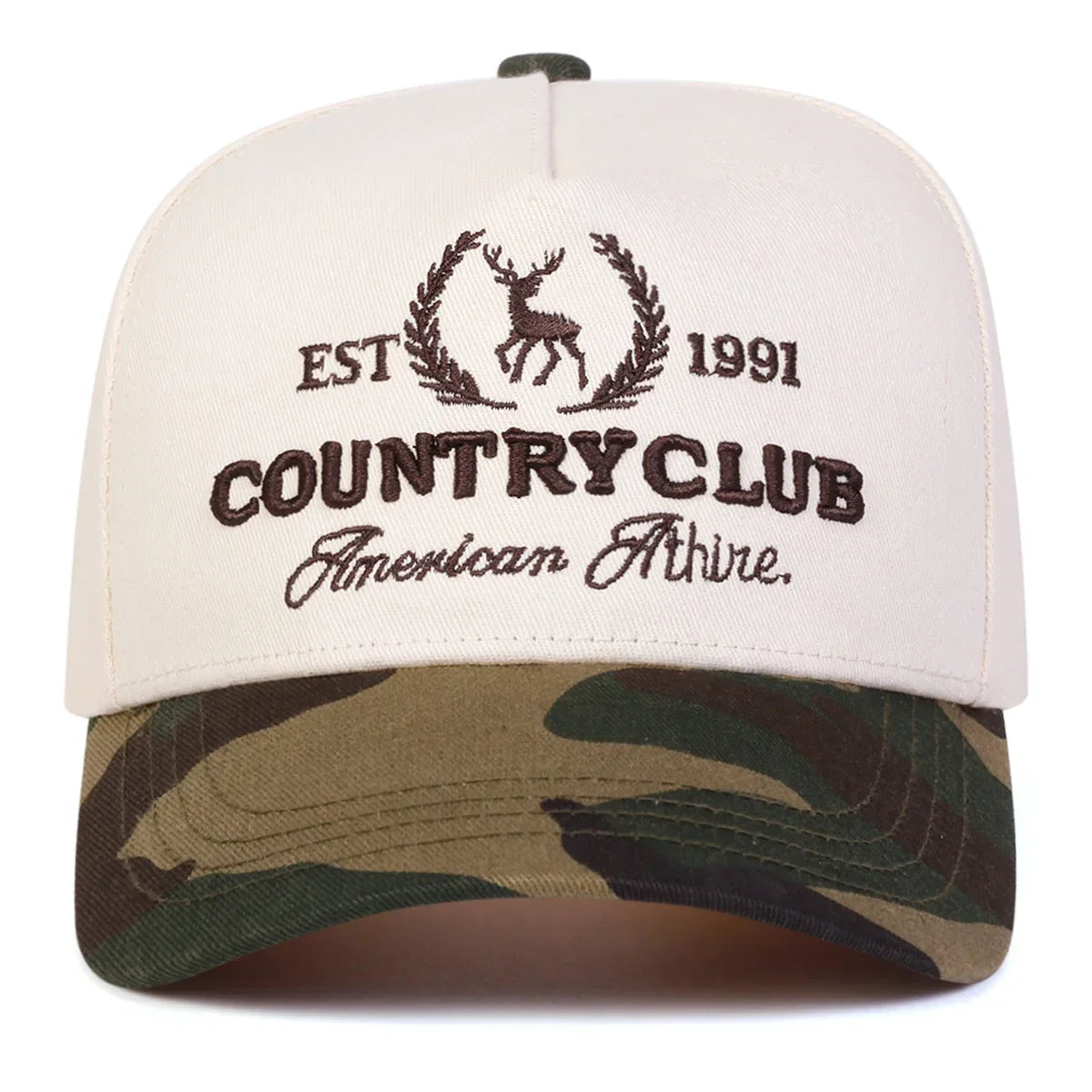 Unisex Country Club Letter Embroidery Baseball Caps Spring Autumn