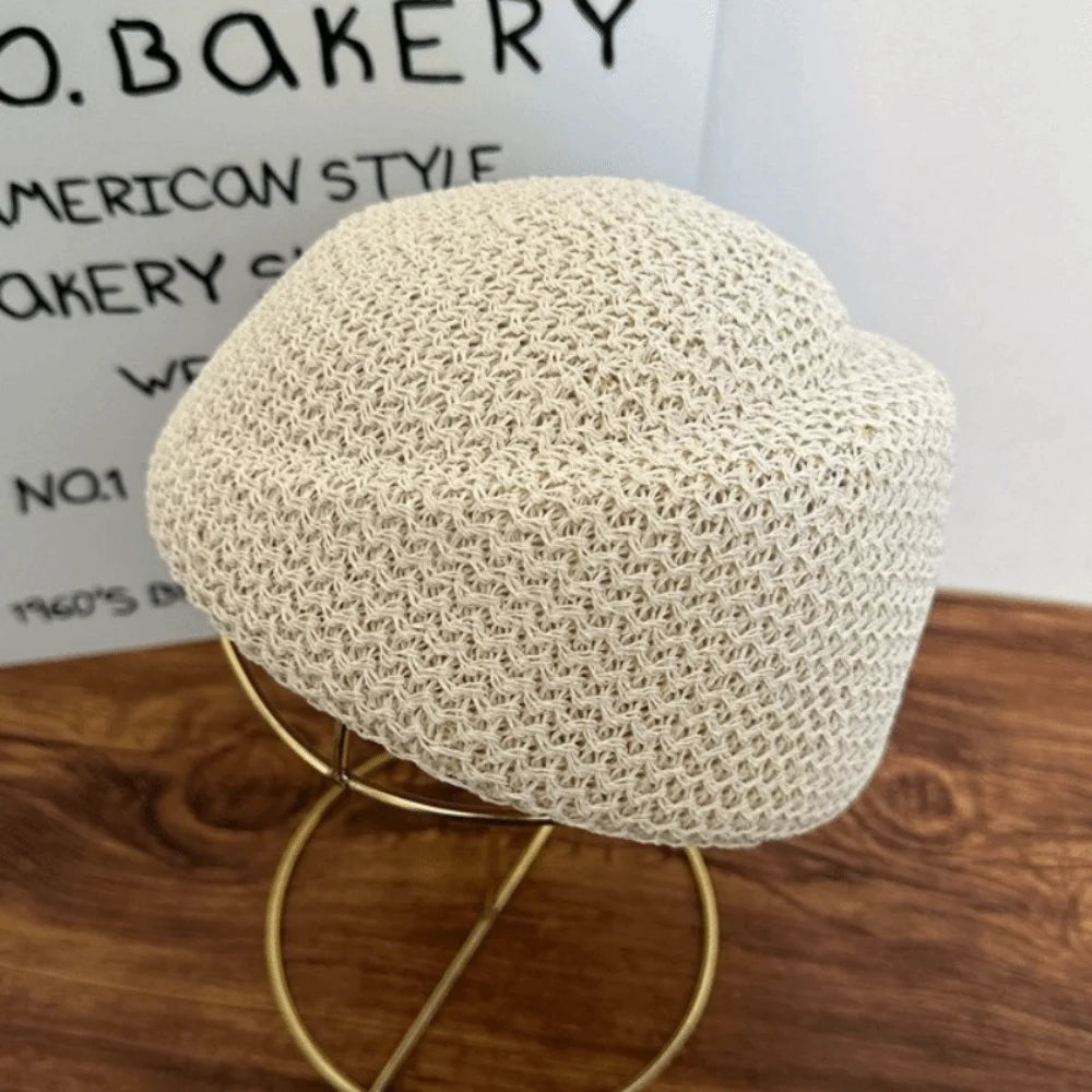 Breathable Thin Fabric Women’s Beret Hat