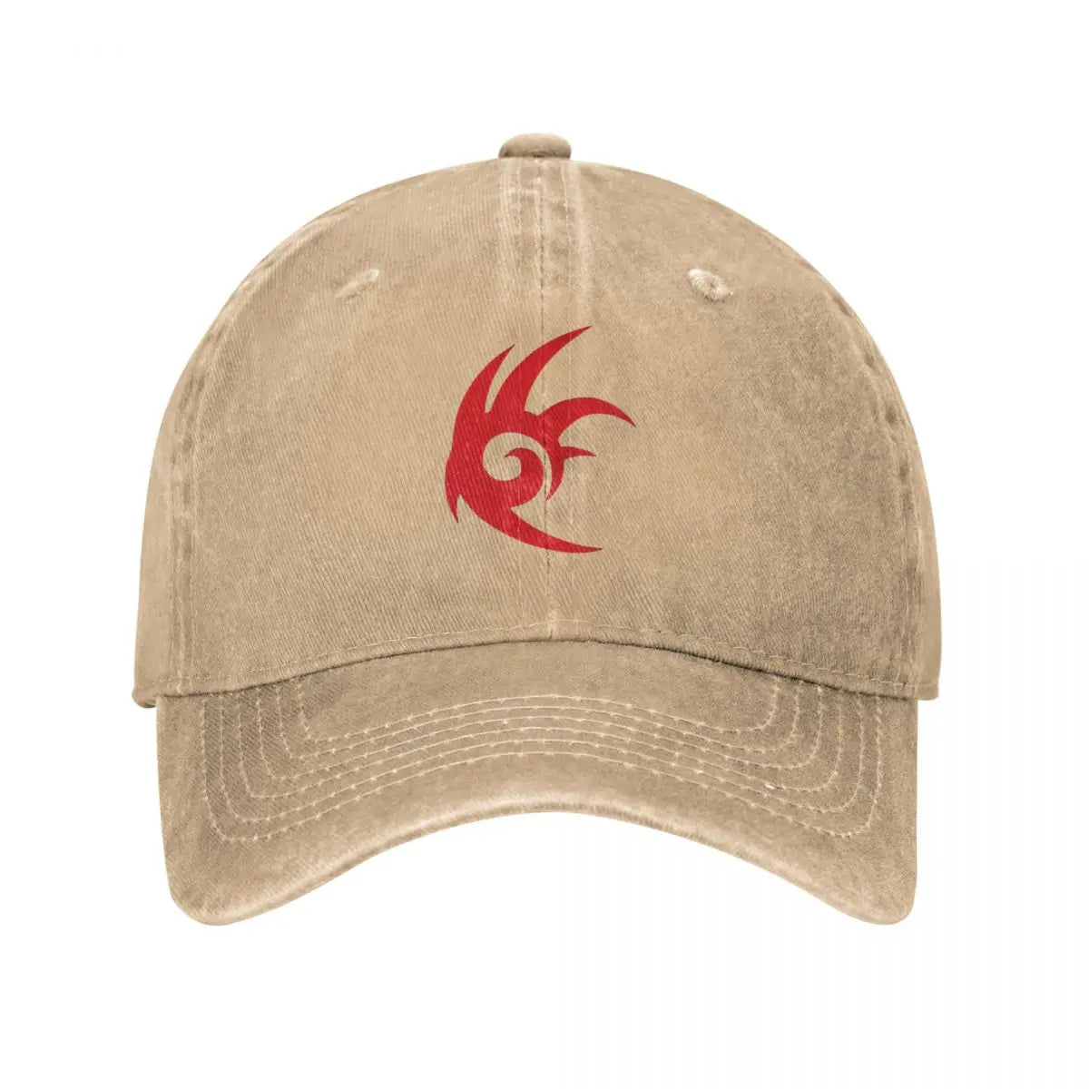 Hedgehog Shadow Baseball Caps Fashion Distressed Denim Cartoon