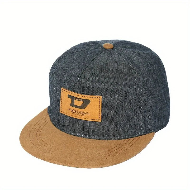 Hip Hop Baseball Cap Flat Brim Hat Casual Street Dance Outdoor Couple Visor Hat