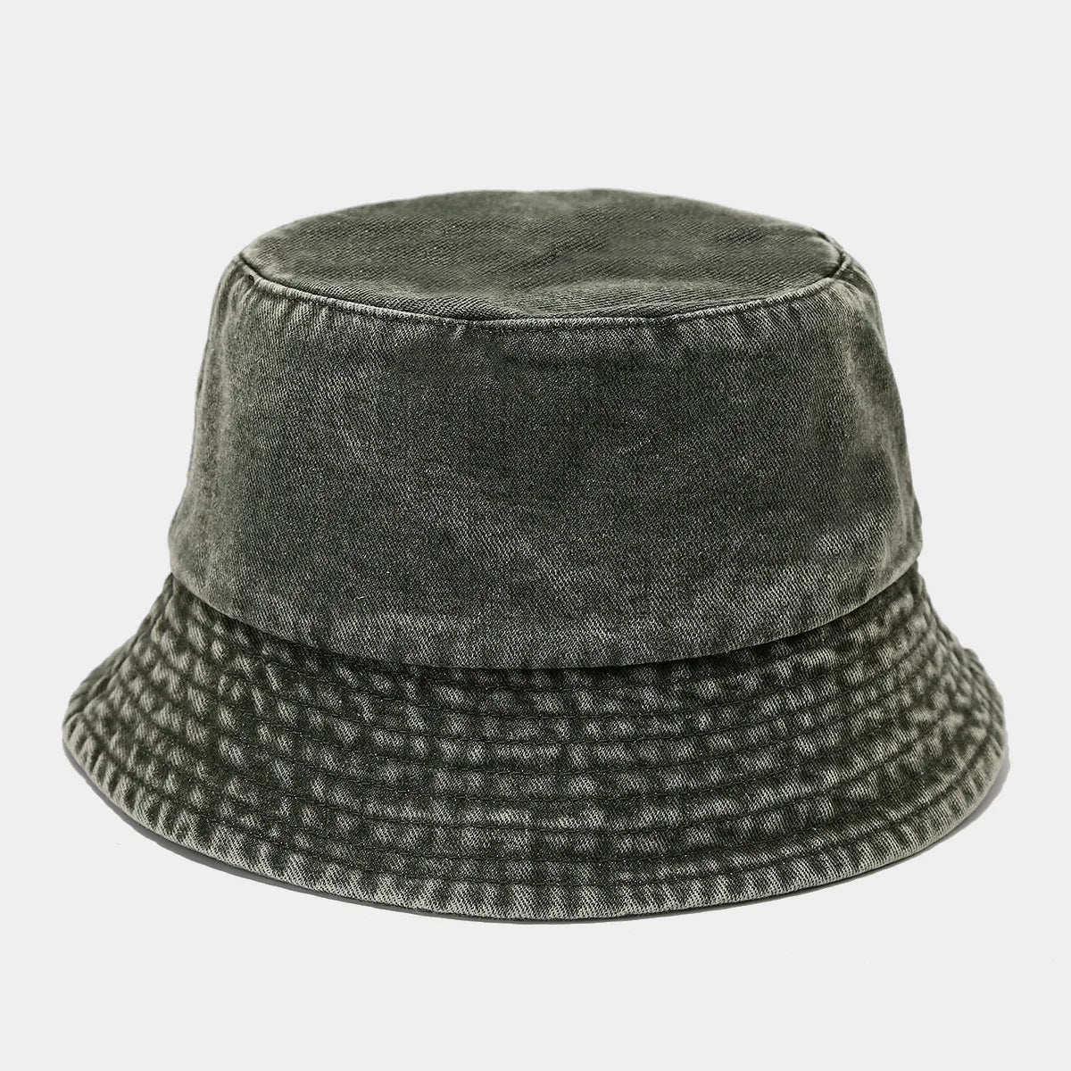 Candy Color Unisex Summer Washed Denim Bucket Hat