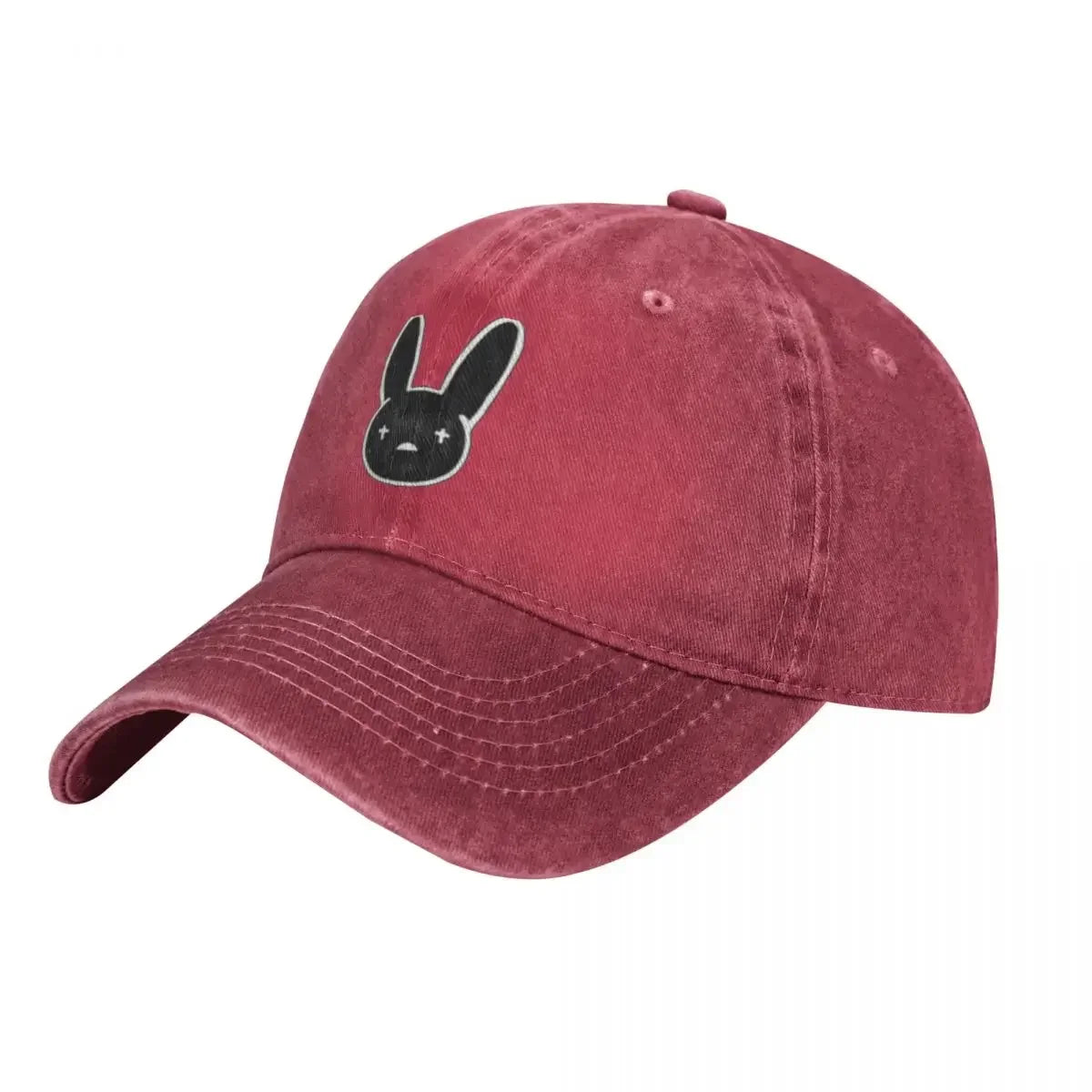 Bad Bunny Baseball Cap Funny Animal Rock Trucker Hat Spring