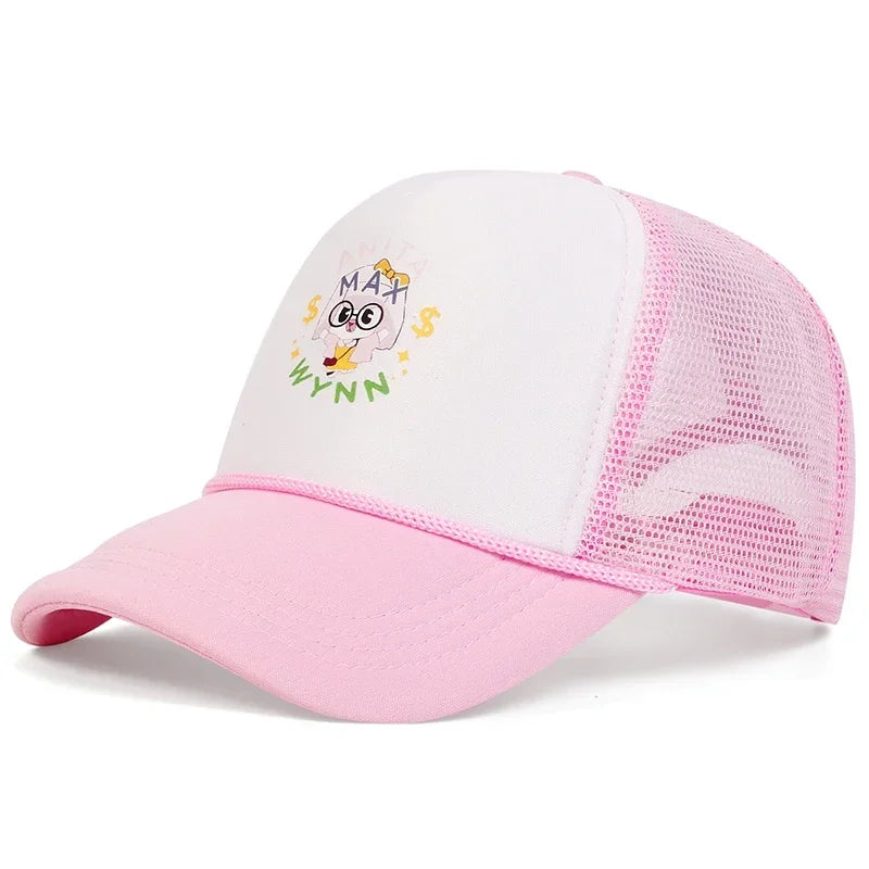 Unisex Girl Letter Printing Baseball Net Caps Spring Summer