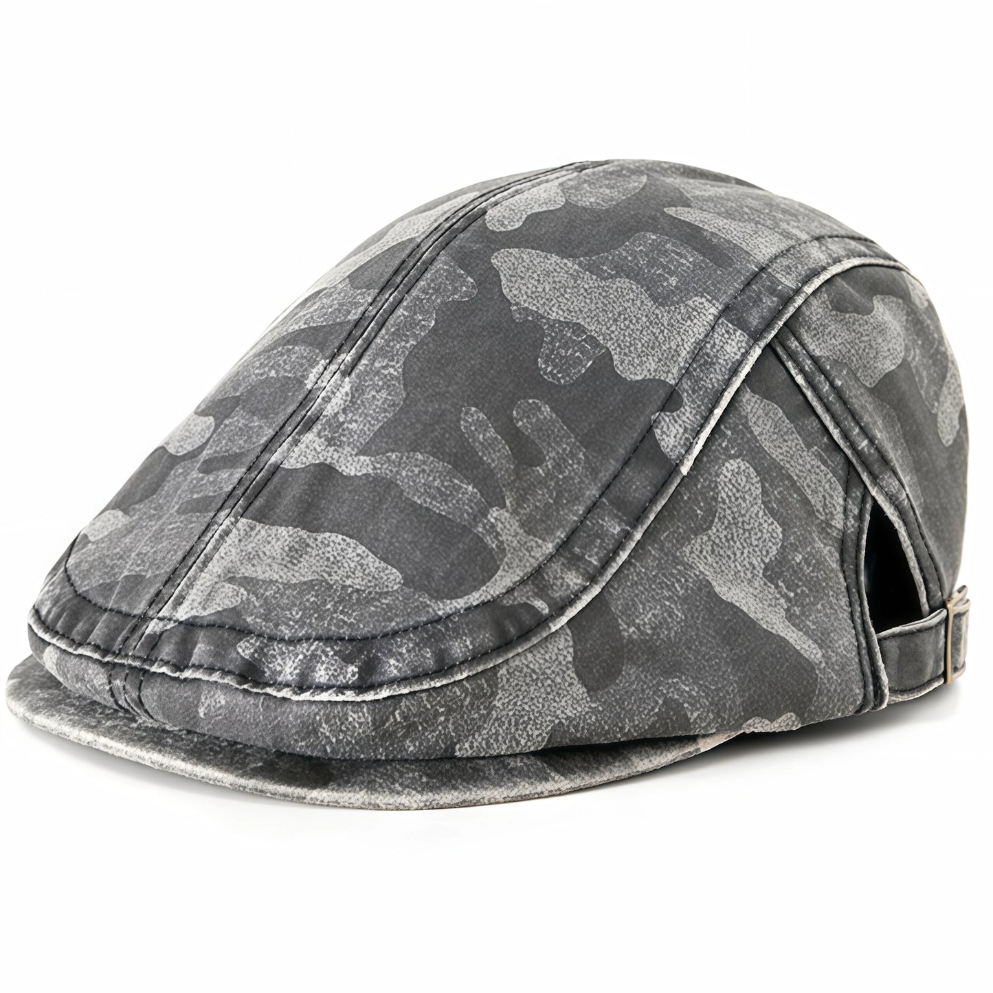 Military Style Cotton Camouflage Ivy Cap Dad Casual Flat Driving Hat