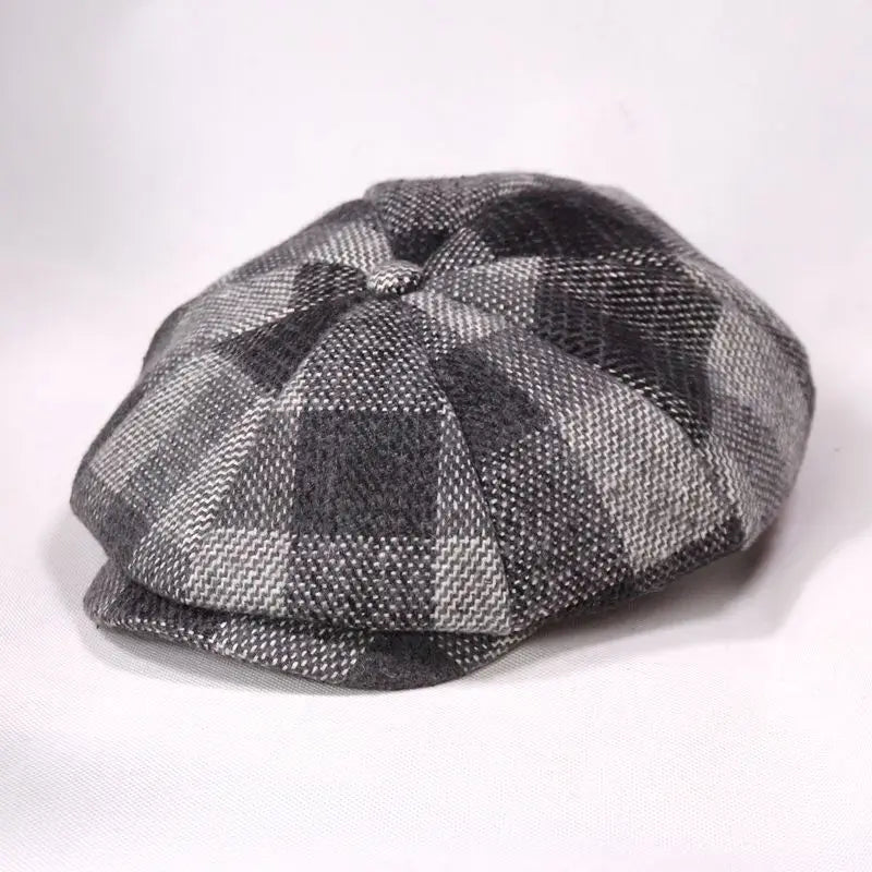 2024 Spring Autumn And Winter Octagonal Hat Women