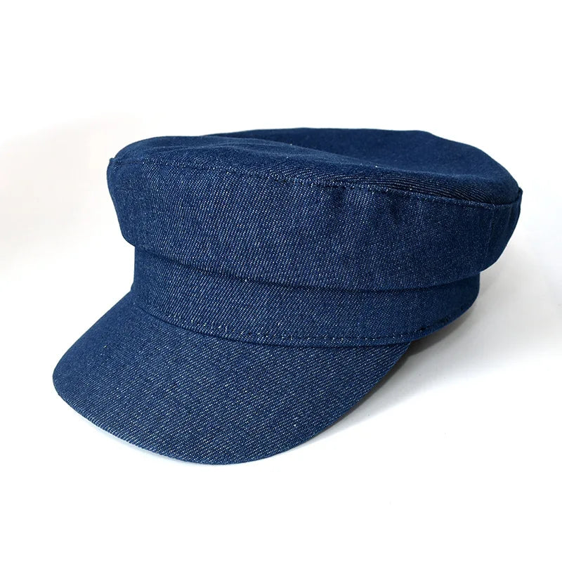 Japanese And Korean Light Denim Casual Duckbill Hat