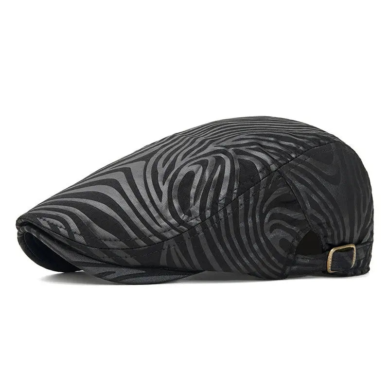 Four Seasons Polyester Print Newsboy Caps