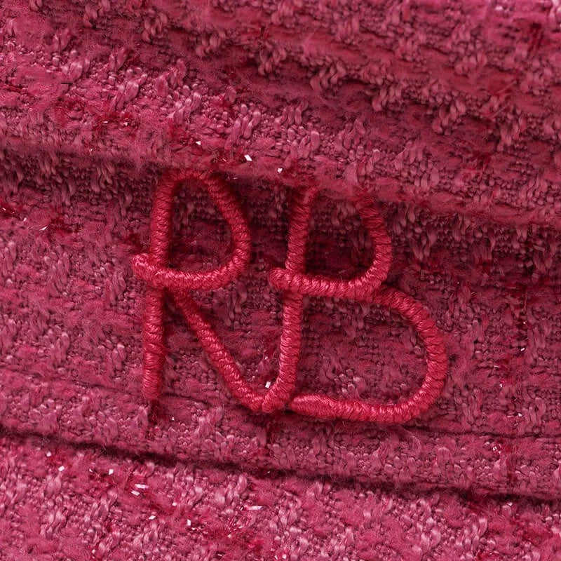 Multifunction Tweed Baker Boy Cap Women