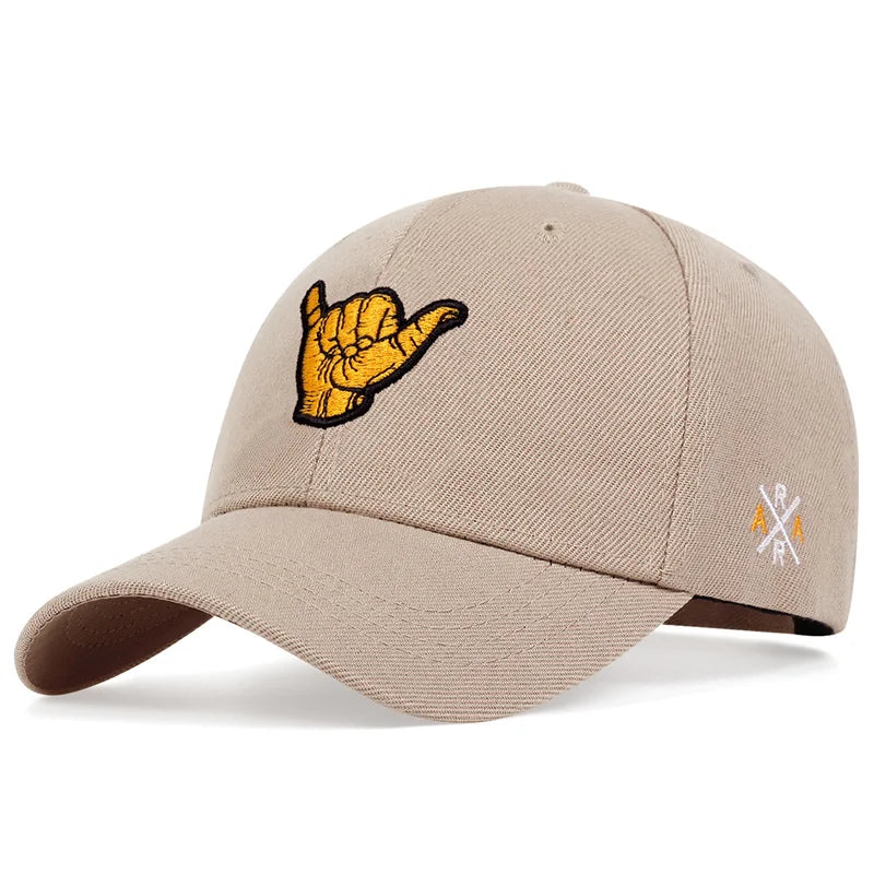 Finger Baseball Cap Outdoor Sports Cotton Embroidery Baseball Cap