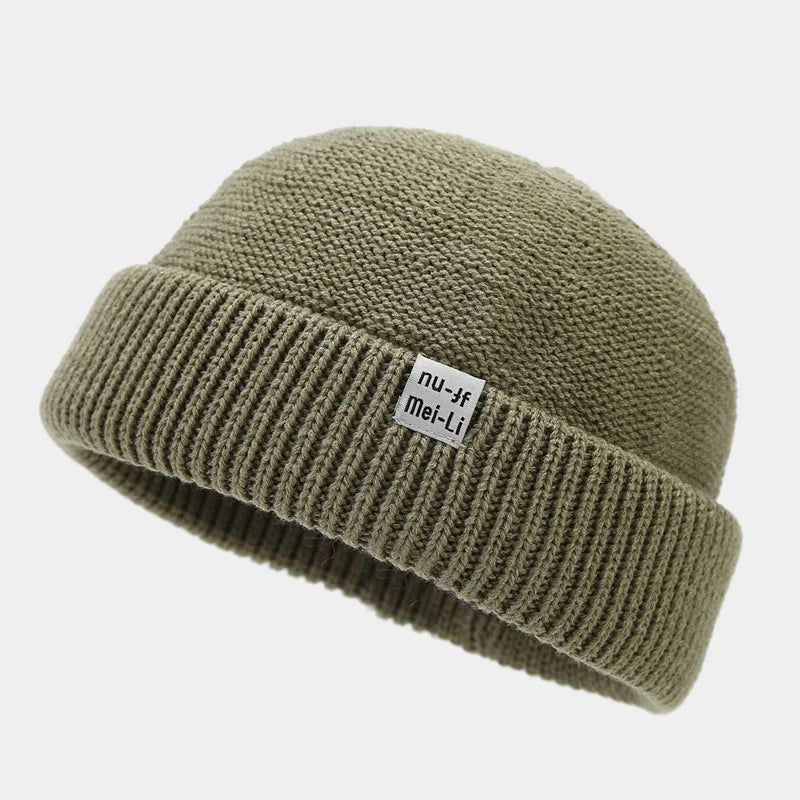 Hip Hop Beanie Knitted Hat Men Fashion Skullcap Autumn Women