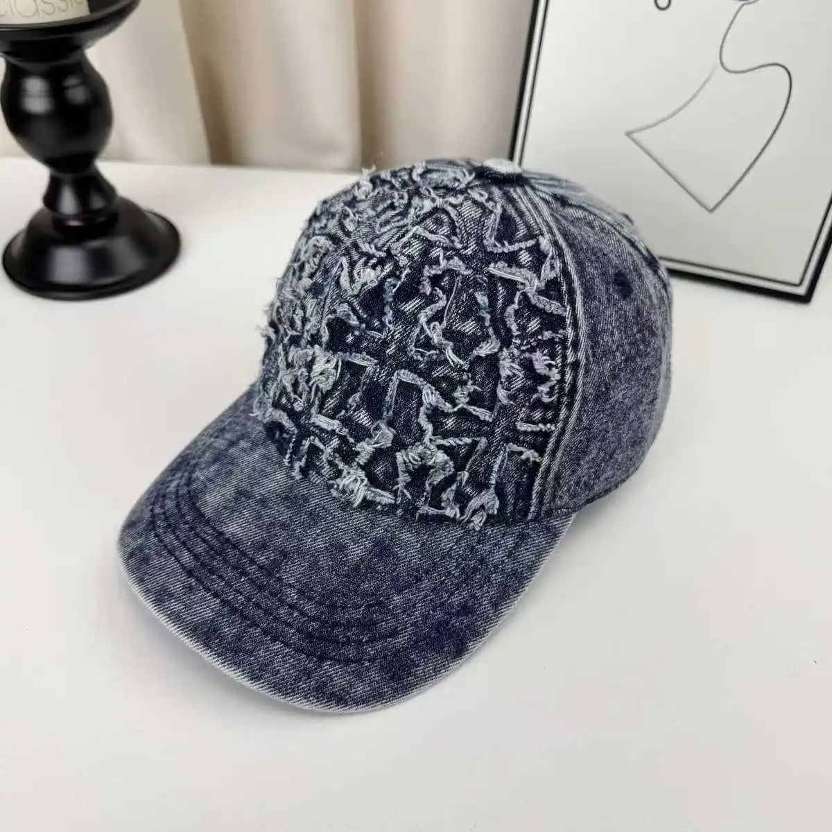 Trendy & Cool Distressed Denim Baseball Cap