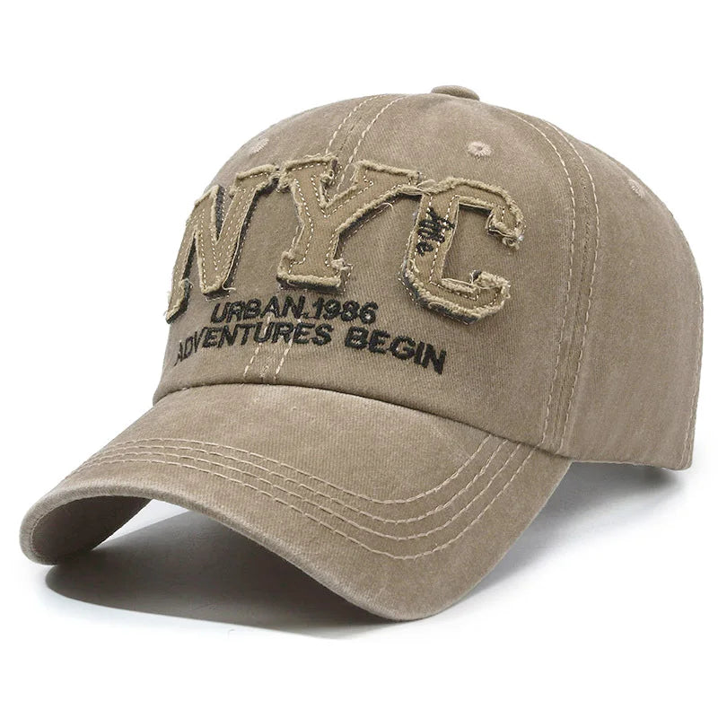 Adjustable Women's Black Baseball Cap Outdoor
