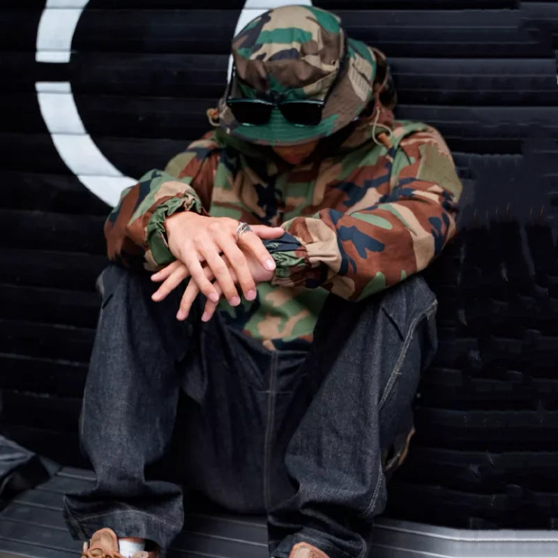 Men Women Outdoor Sport Camouflage Bucket Hat
